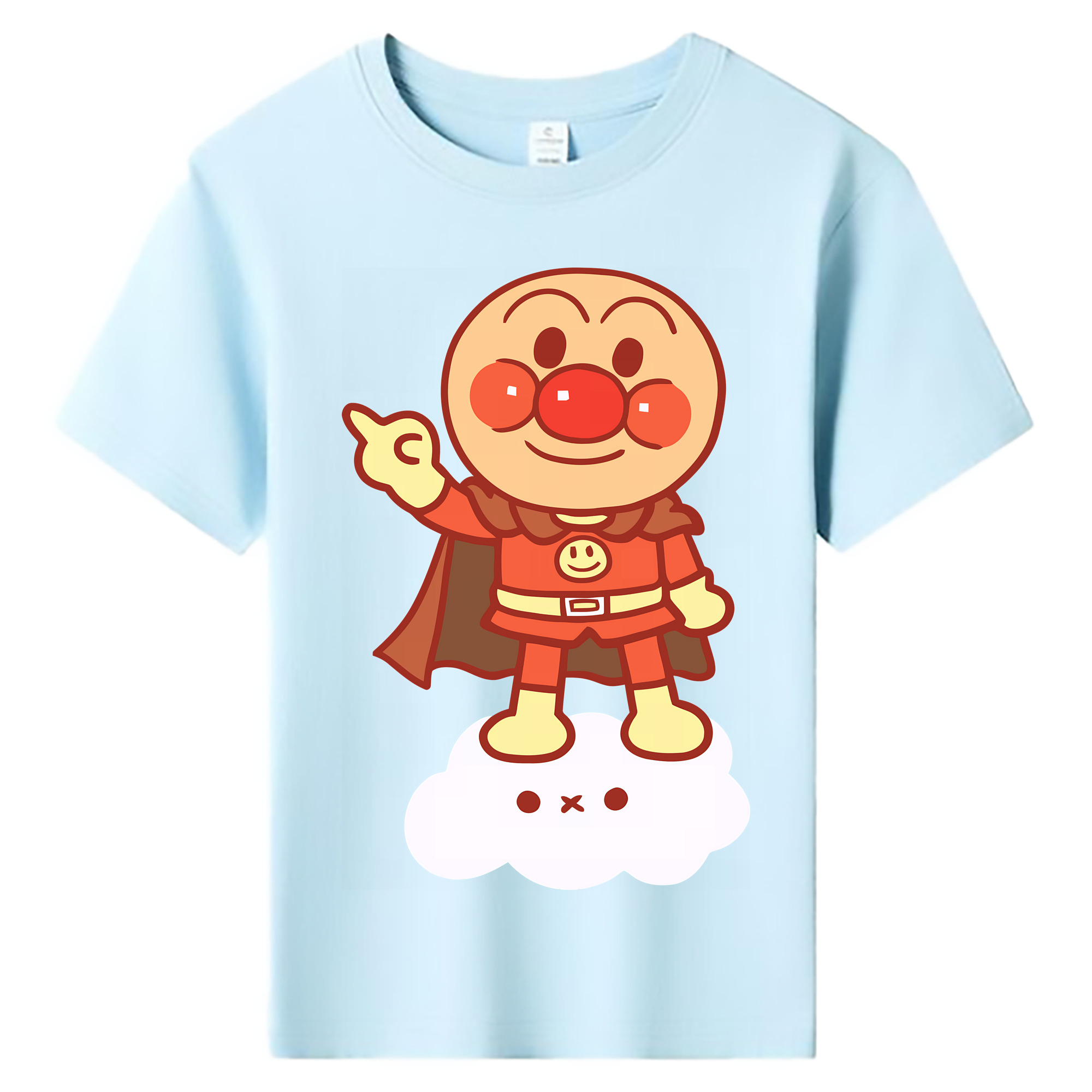 （画像用） アンパンマン Anpanman 綿100％キッズTシャツ（フロントプリント）